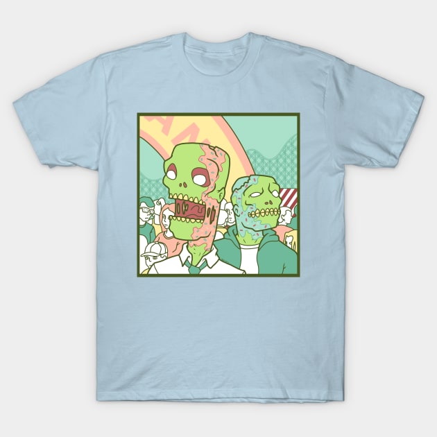 Zombies: At the Fairground T-Shirt by Tinka Collective